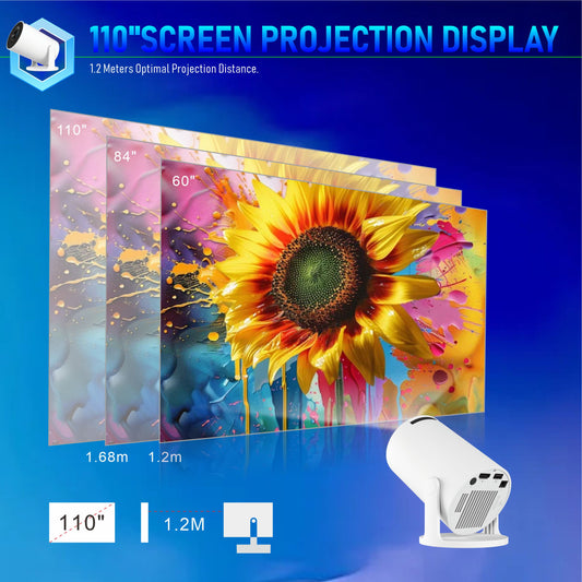 HY300 Pro Projeksiyon 4K 720P Premium Projeksiyon