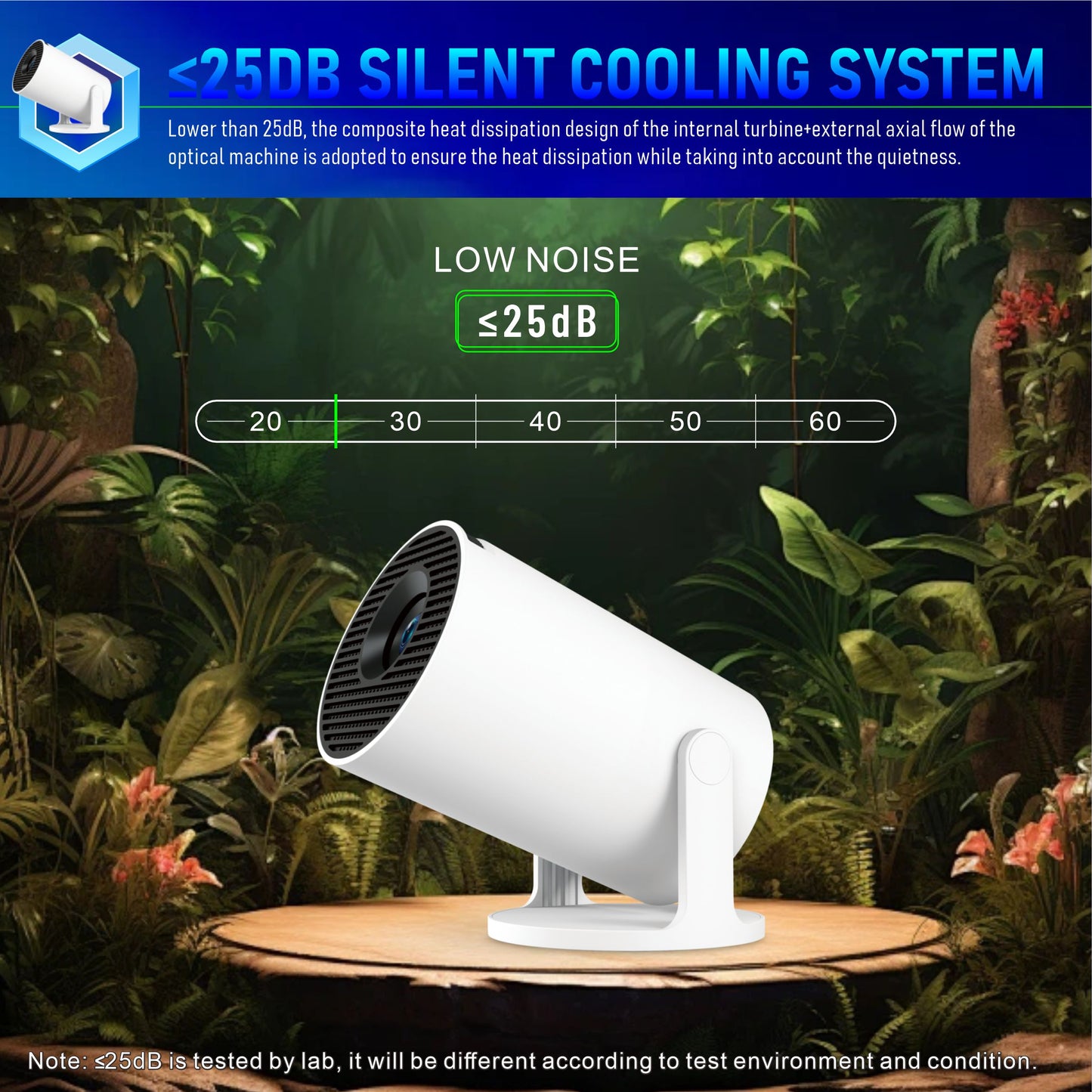 HY300 Pro Projeksiyon 4K 720P Premium Projeksiyon